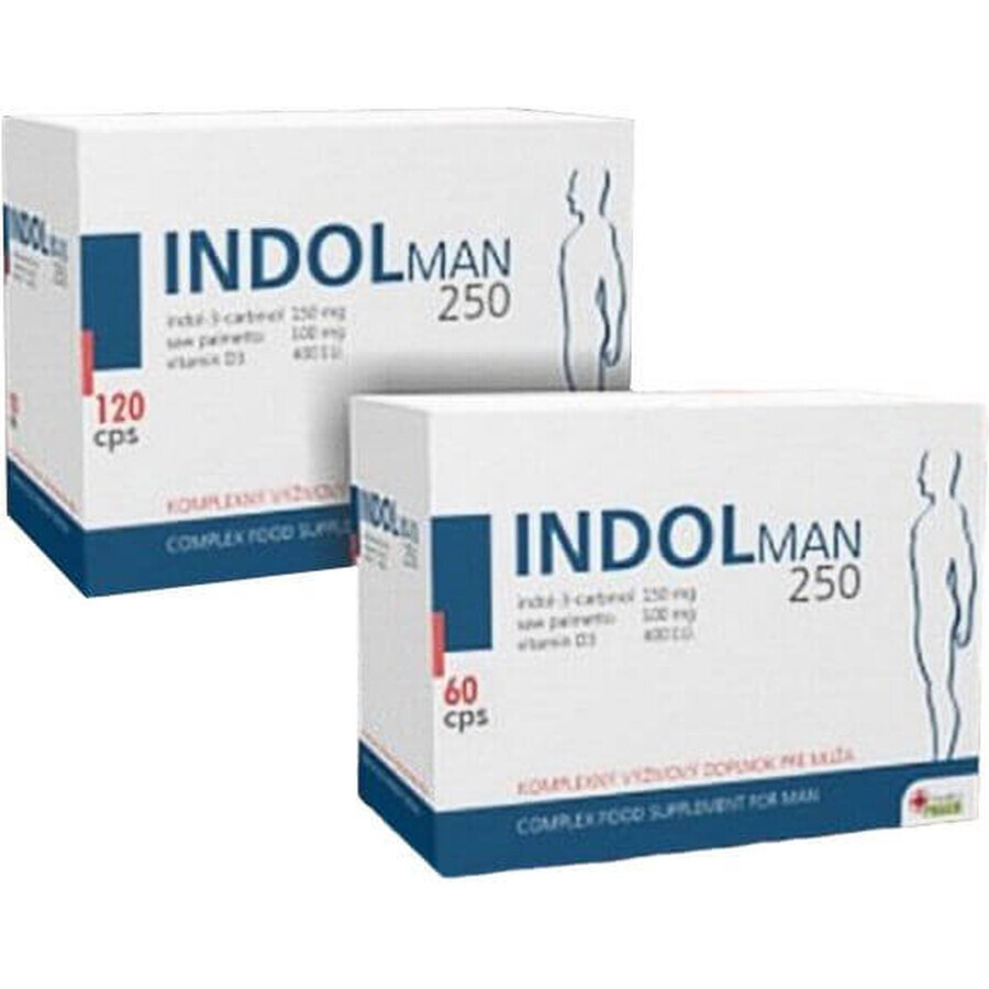 Indol MAN 250 180 cápsulas