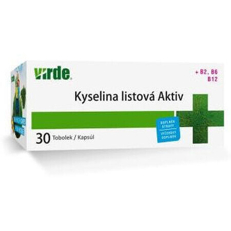 Virde Folsäure aktiv 30 Kapseln