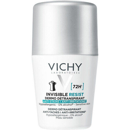 Vichy Invisible Resist 72H anti-transpirant contre les taches et les irritations 50 ml