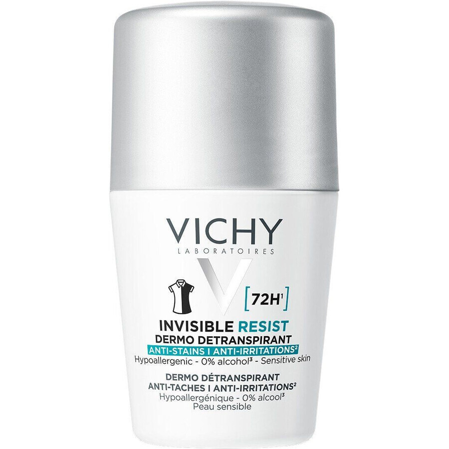 Vichy Invisible Resist 72H anti-transpirant contre les taches et les irritations 50 ml