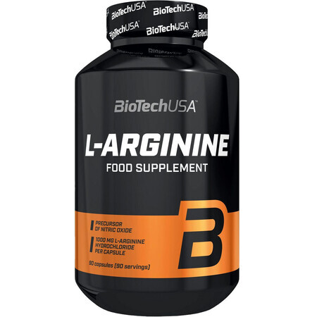 BiotechUSA L-Arginină 90 capsule