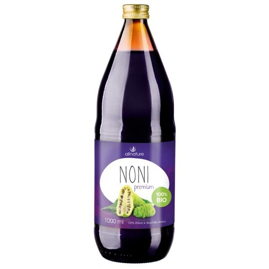 Allnature Organic Premium Noni 100% succo 1 litro