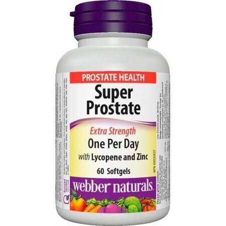 Webber Naturals Super Prostaat 60 cps 60 capsules