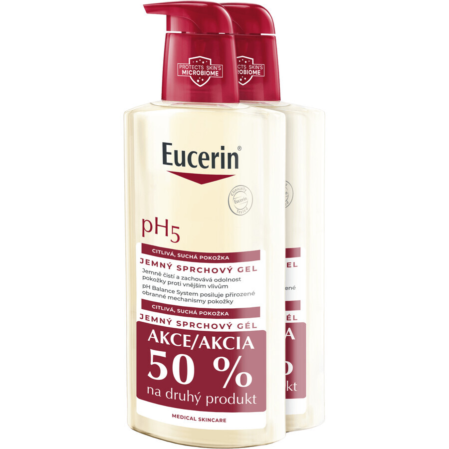 Eucerin pH5 Duschgel Promobalenie 2 x 400 ml