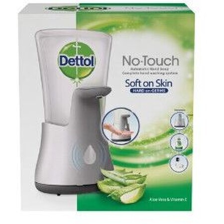 Dettol Soap Dispenser without touch + Aloe Vera and Vitamin E 250 ml