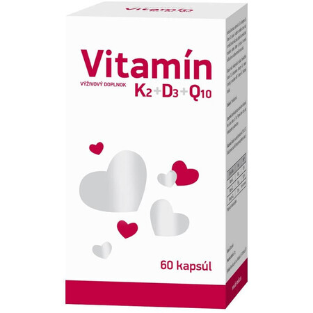 Biomedica Vitamine K2+D3+Q10 60 gélules