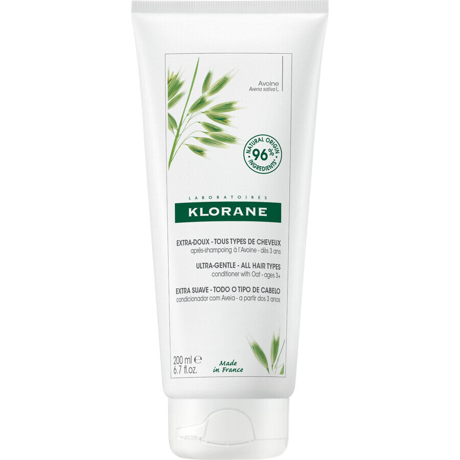 Klorane Ultra Gentle Oat Conditioner for all hair types 200 ml