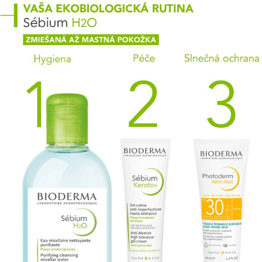 Bioderma Sébium H2O Eau Micellaire Démaquillante 250 ml