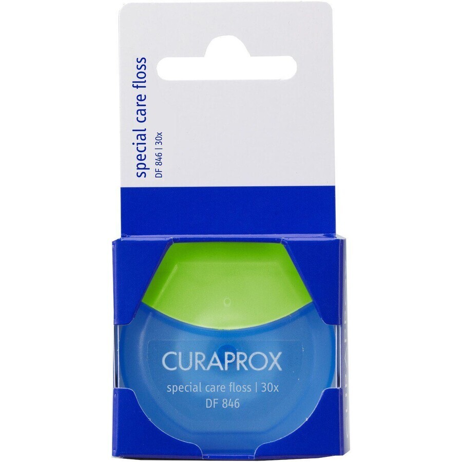 Curaprox DF 846 Seda dental para la limpieza de implantes (30x) 1 ud.