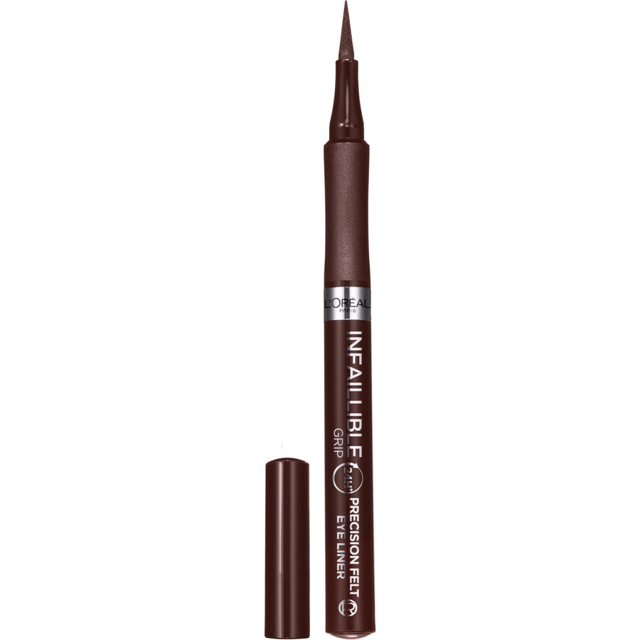 L'Oréal Paris Infaillible Grip 27H Präzisionsfilz Eyeliner braun, 1 g