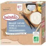 Babybio Ziegenmilchsnack mit Birne und Vanille 4 x 85 g