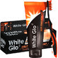 White Glo Charcoal Aufhellungspaste + Zahnb&#252;rste und Interdentalb&#252;rste 150 g