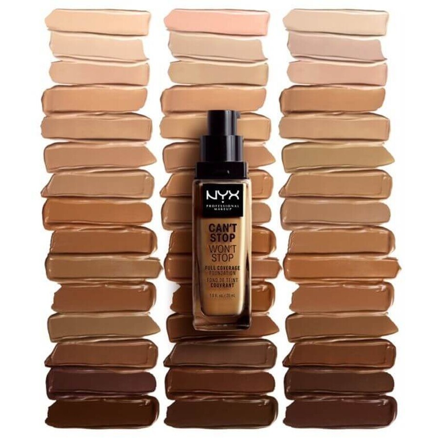 NYX Professional Makeup NYX Professional Makeup Can't Stop Won't Stop 24 Hour Foundation High Coverage Makeup - shade 07 Natural 30 ml