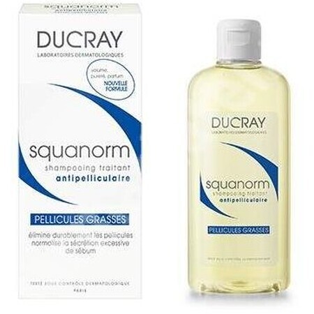 Ducray SQUANORM - Shampoo gegen fettige Schuppen 200 ml