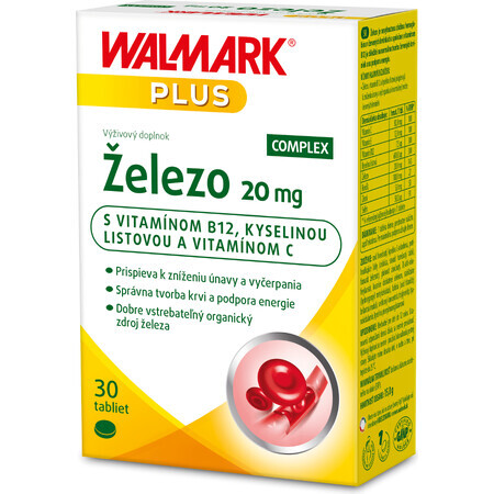 Walmark Fer 20 mg 30 comprimés