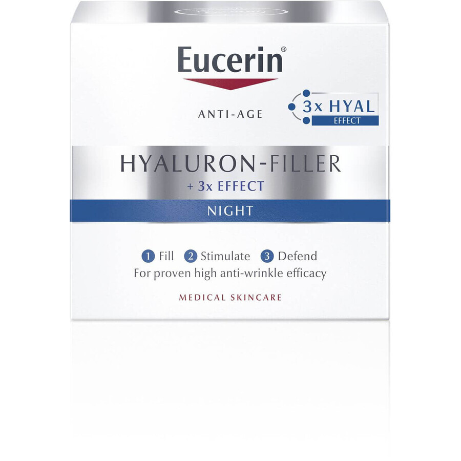 Eucerin HYALURON-FILLER Intensive Anti-Falten-Füllende Nachtcreme 50 ml