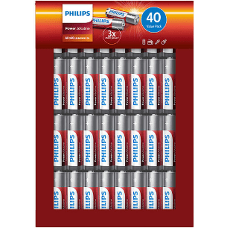 Philips LR6P40FP/10 Batteries 40 pcs