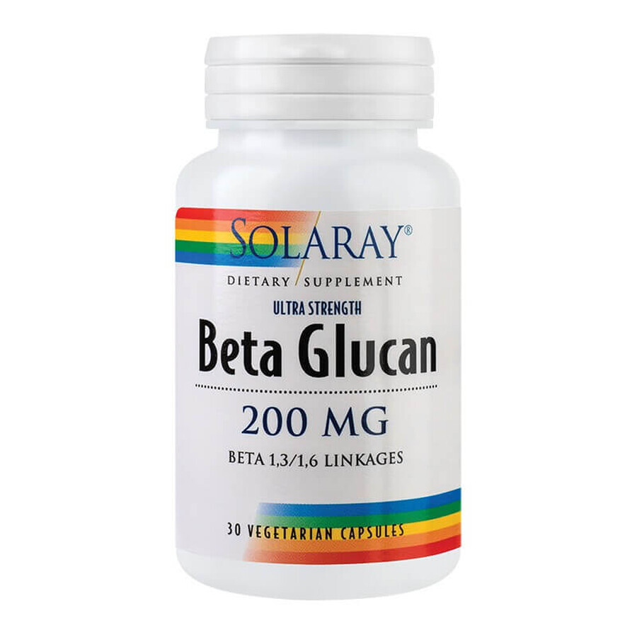 Beta Glucan 200mg Solaray, 30 capsule, Secom