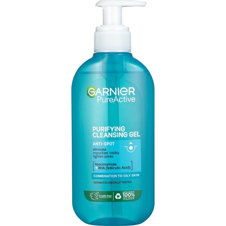 Garnier Skin Naturals Gel Limpiador Puro 200 ml