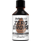 BiotechUSA Flavouring Drops Zero Drops ciocolată neagră 50 ml