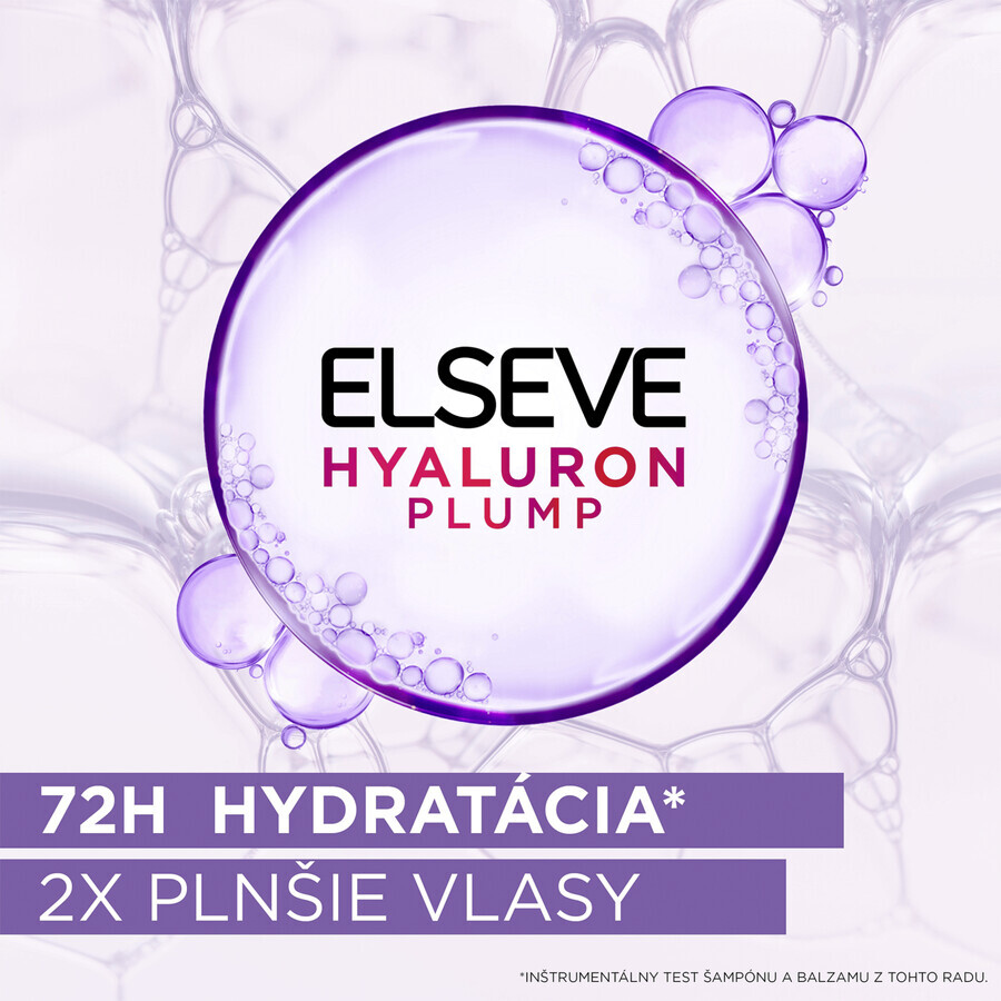 L'Oréal Paris Elseve Hyaluron Plump 72H Hydraterende shampoo met hyaluronzuur, 1000 ml