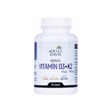 Adelle Davis Vitamin D3+K2 60 Kapseln