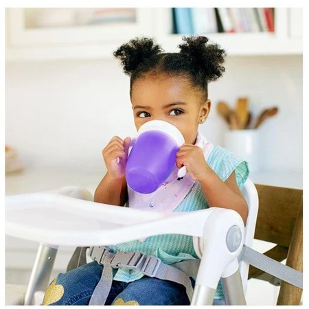 Munchkin Junior Cupa fără curgere 360° cu urechi violet 207 ml 207 ml