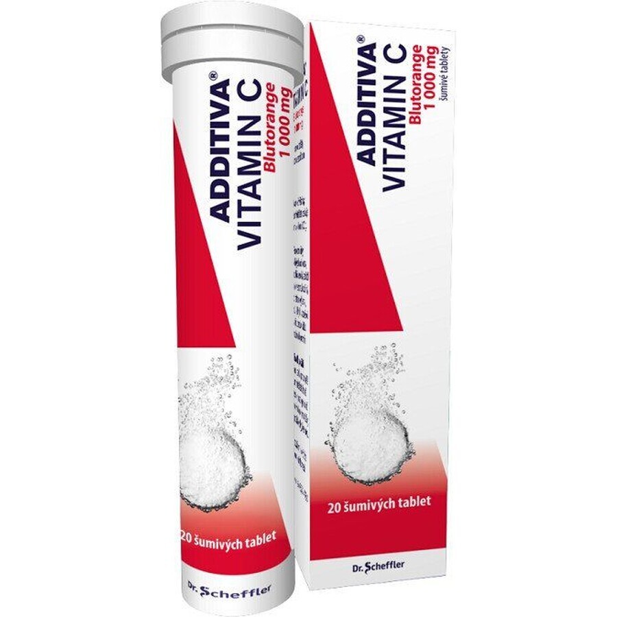 Additiva Vitamin C Blutorange 20 Brausetabletten