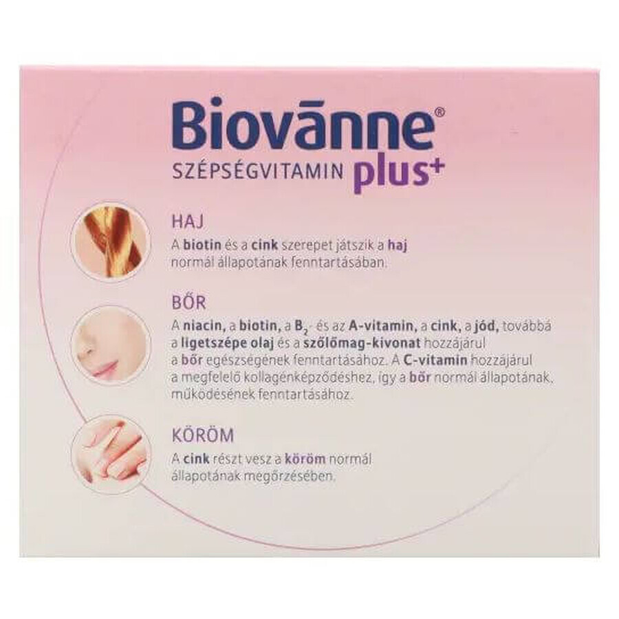 Biovánne Plus Schönheit Vitamin-Kapseln 90 Kapseln