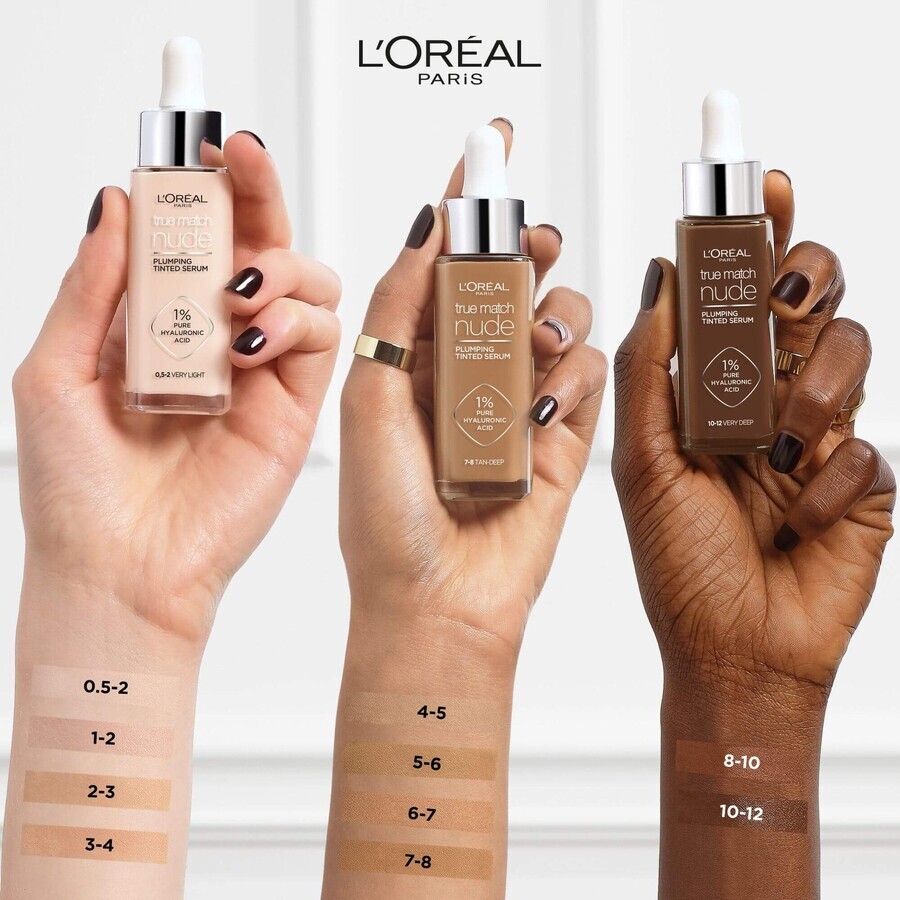 L'Oréal Paris True Match Suero Maquillaje Nude 2-3 Light 30 ml