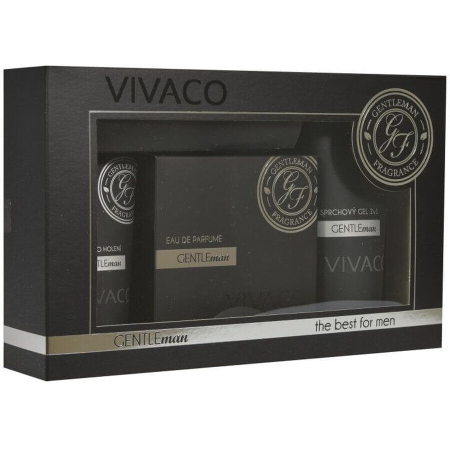 Vivaco GENTLEMAN cosmetic gift box for men 3 pcs