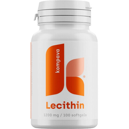 Kompava Lecithin 1200 mg 100 Kapseln