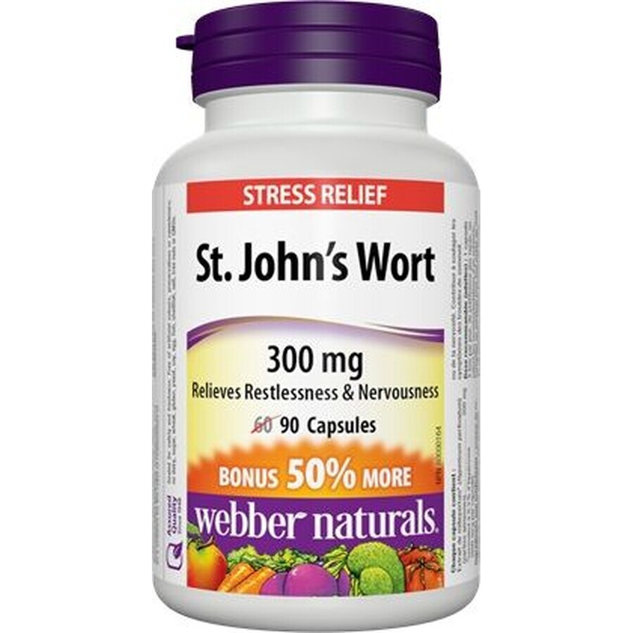 Webber Naturals Sint-Janskruid 300 mg 90 capsules