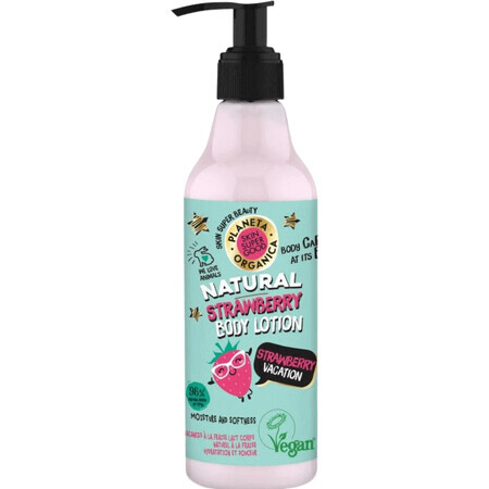 Natura Siberica Planeta Organica - Strawberry Holiday - Erdbeer-Körperlotion 250 ml