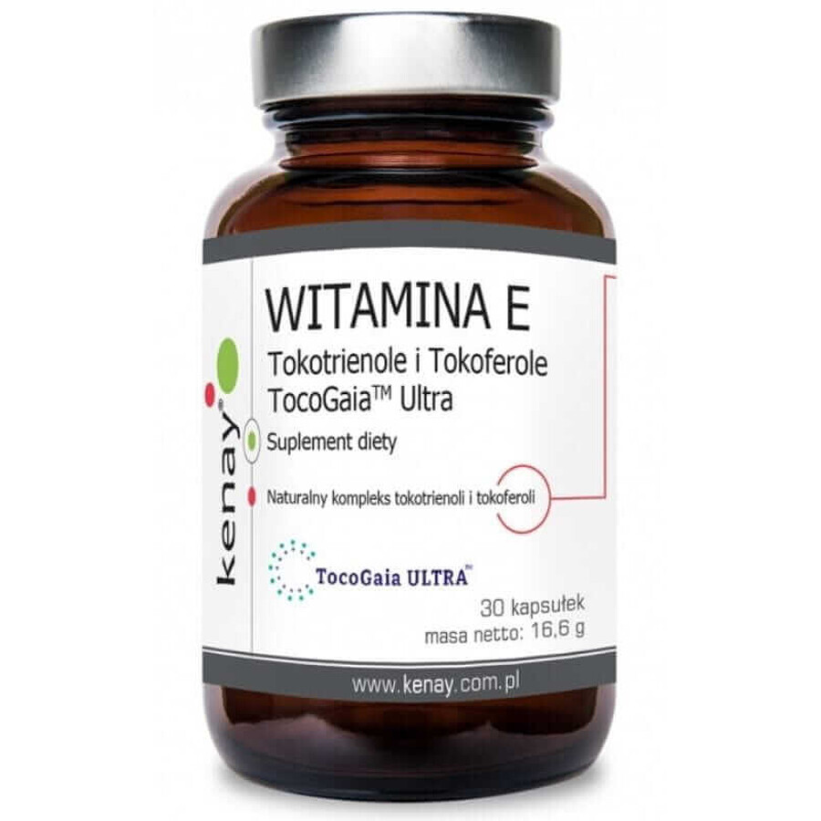 Vitamine E Tocotriënolen en Tocoferolen TocoGaia 30 capsules Kenay