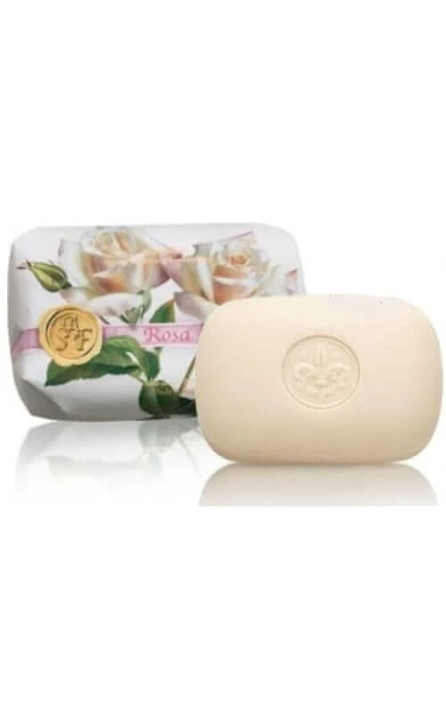 Italienische Naturseife mit Rosenduft 200g