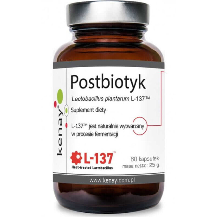 Postbiotique Lactobacillus plantarum L-137, 60 gélules Kenay