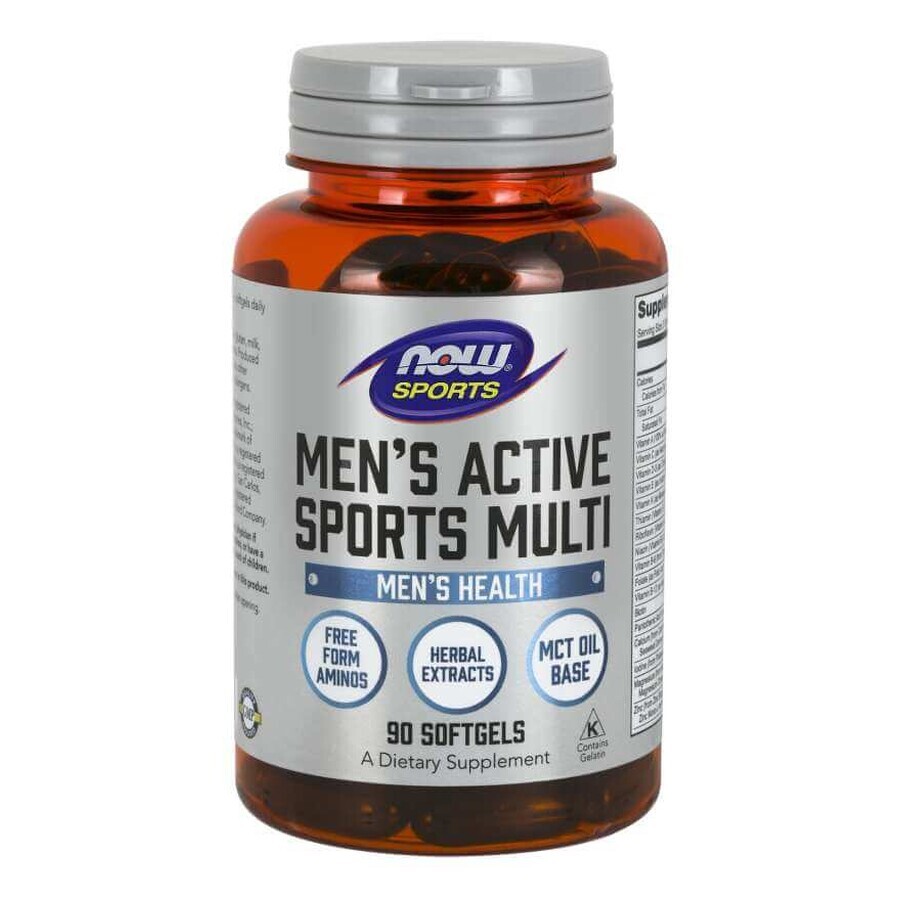 NOW Foods Men's Active Sports Multivitamine voor mannen 90 capsules