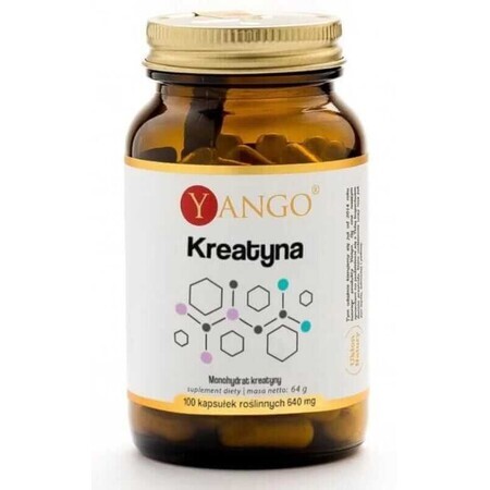 Kreatin (Kreatin-Monohydrat) 100 Kapseln Yango