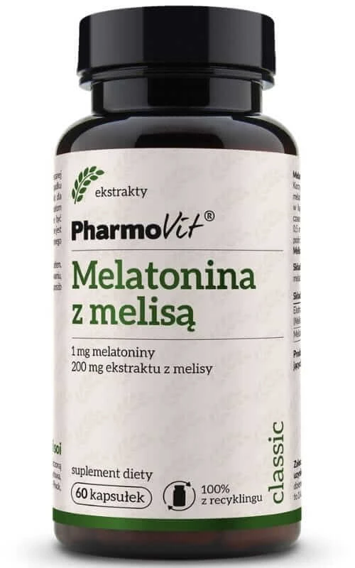 Melatonin mit Melisse 60 Kapseln Pharmovit Classic