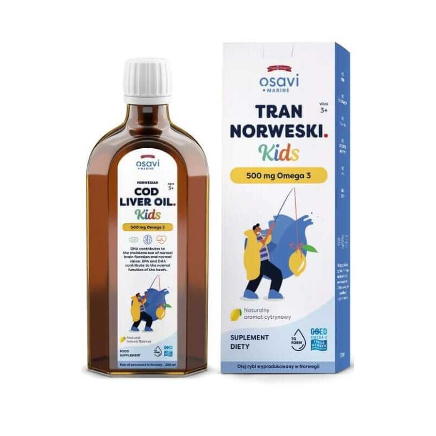 Osavi Noorse Trank 500 mg Kids Citroen 250 ml