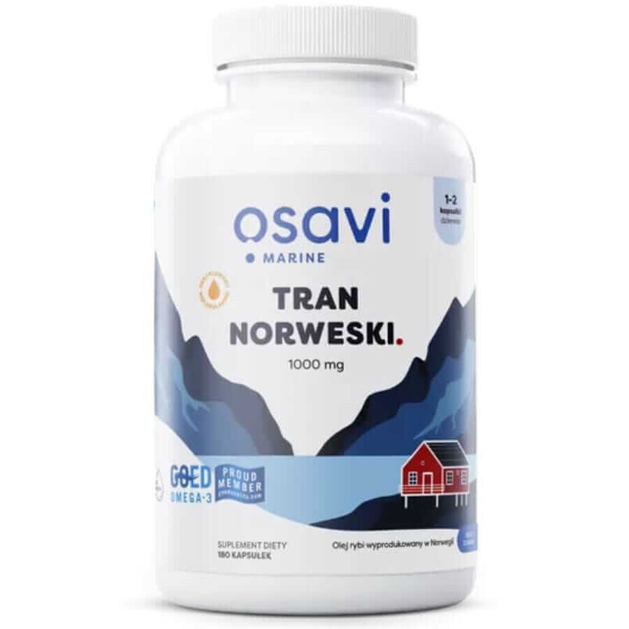 Osavi Tran Citron Norvégien 1000 mg, 180 capsules molles