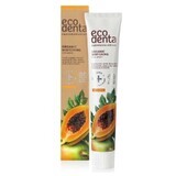 Pastă de dinți albitoare cu extract de papaya 75ml Ecodenta