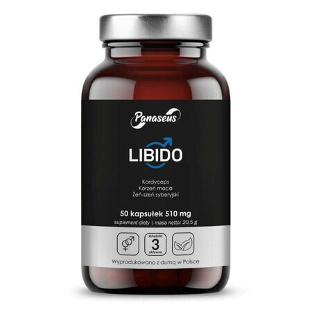 Libido Panaseus 50 capsules for men