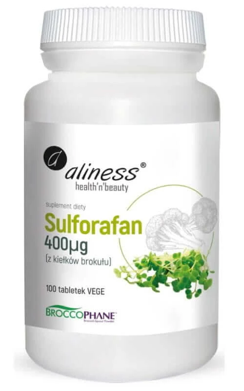 Brokkoli-Sprossen Sulforaphan 400 µg, 100 Vege-Tabs Aliness