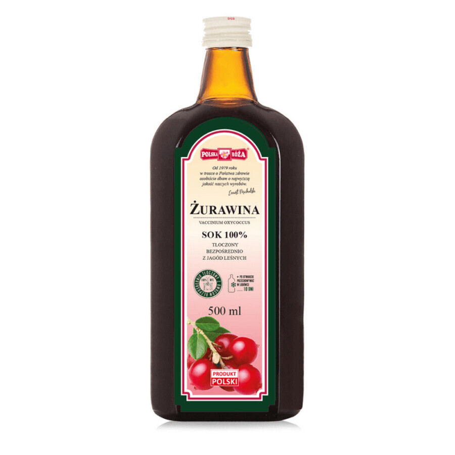 Succo di mirtillo rosso 100% 500ml 500ml Polska Róża