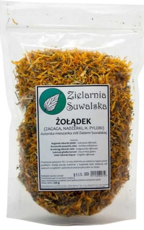 Herbs Stomach Stomach 250g proprietäre Kräutermischung Zielarnia Suwalska
