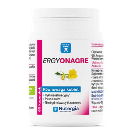 Ergyonagre Nutergia Echilibrul femeilor 60 capsule