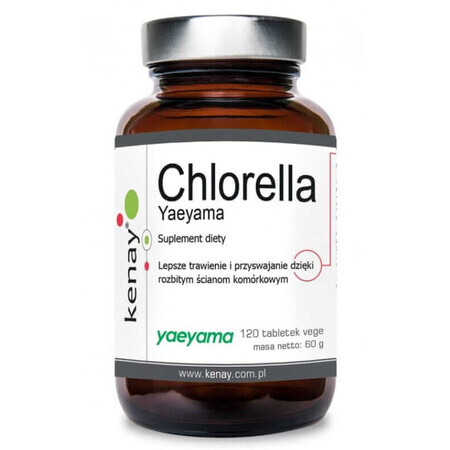 Chlorella Yaeyama (gebroken celwanden) 120 tabletten Kenay