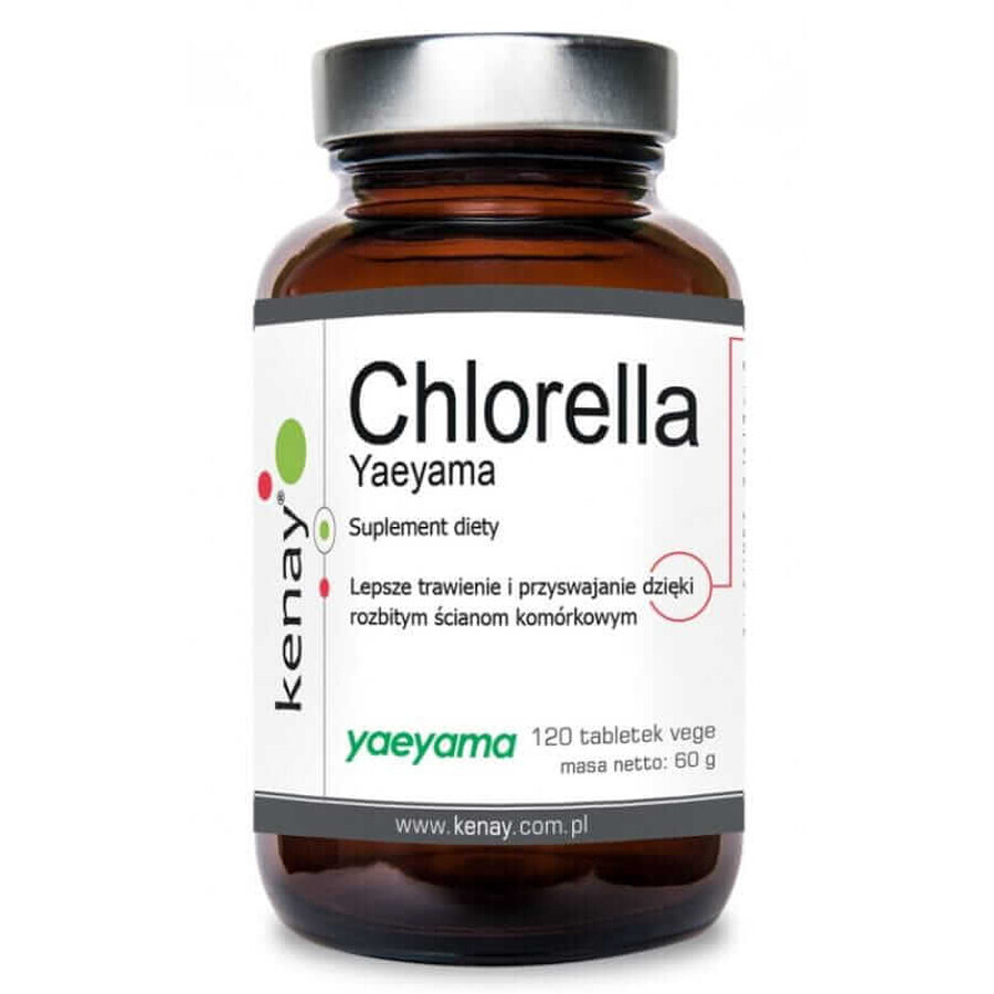 Chlorella Yaeyama (gebroken celwanden) 120 tabletten Kenay